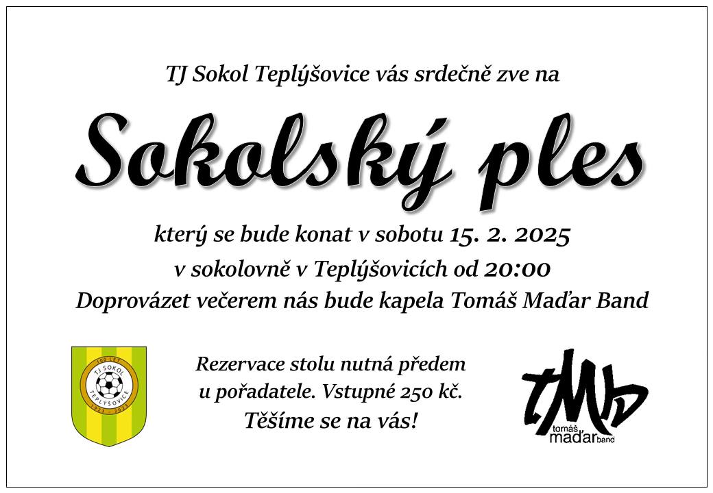 Sokolský ples v Teplýšovicích