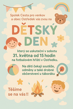 Dětský den v Ostředku dne 31.května