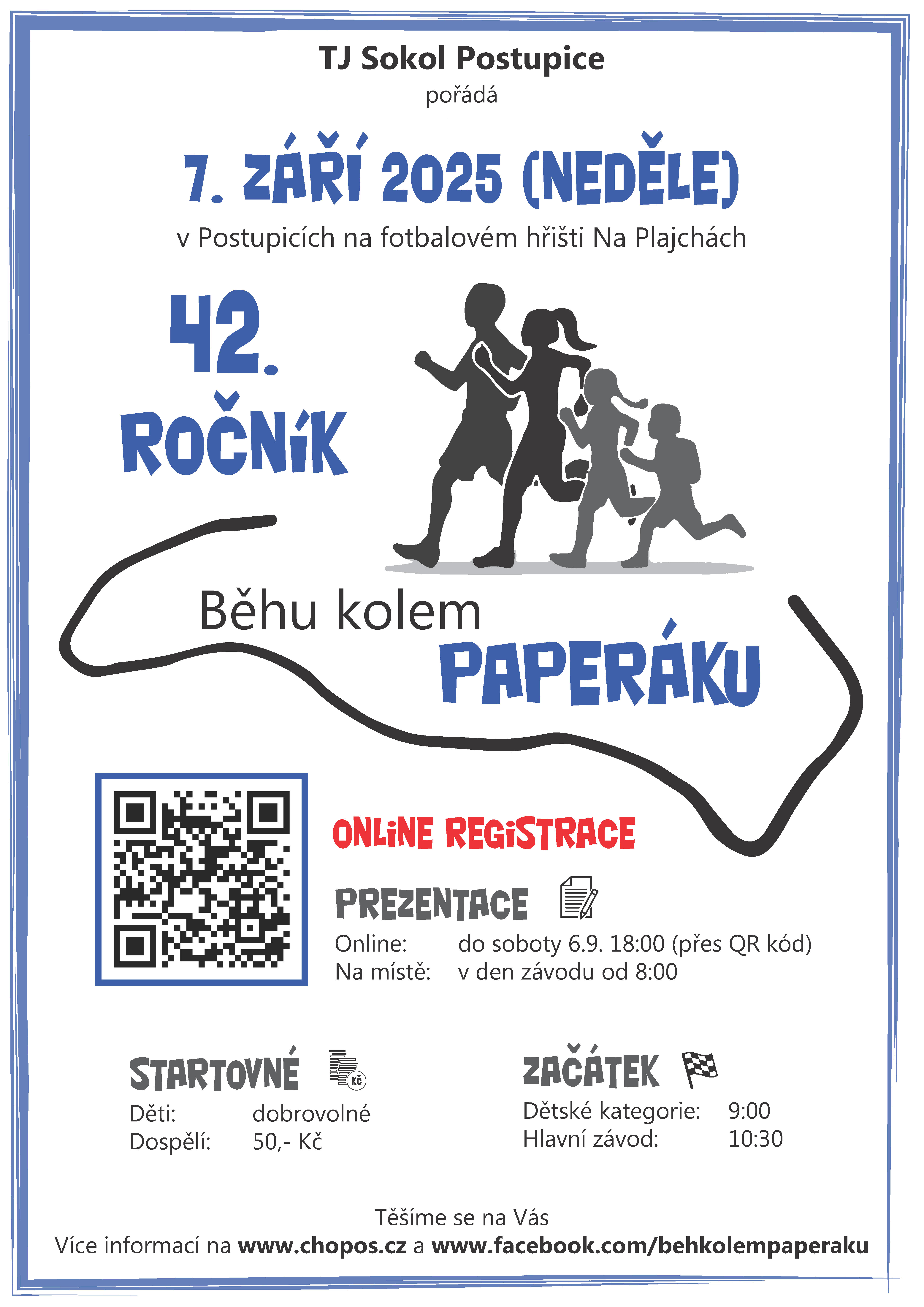 42. ročníku Běhu kolem Paperáku 7. 9. 2025