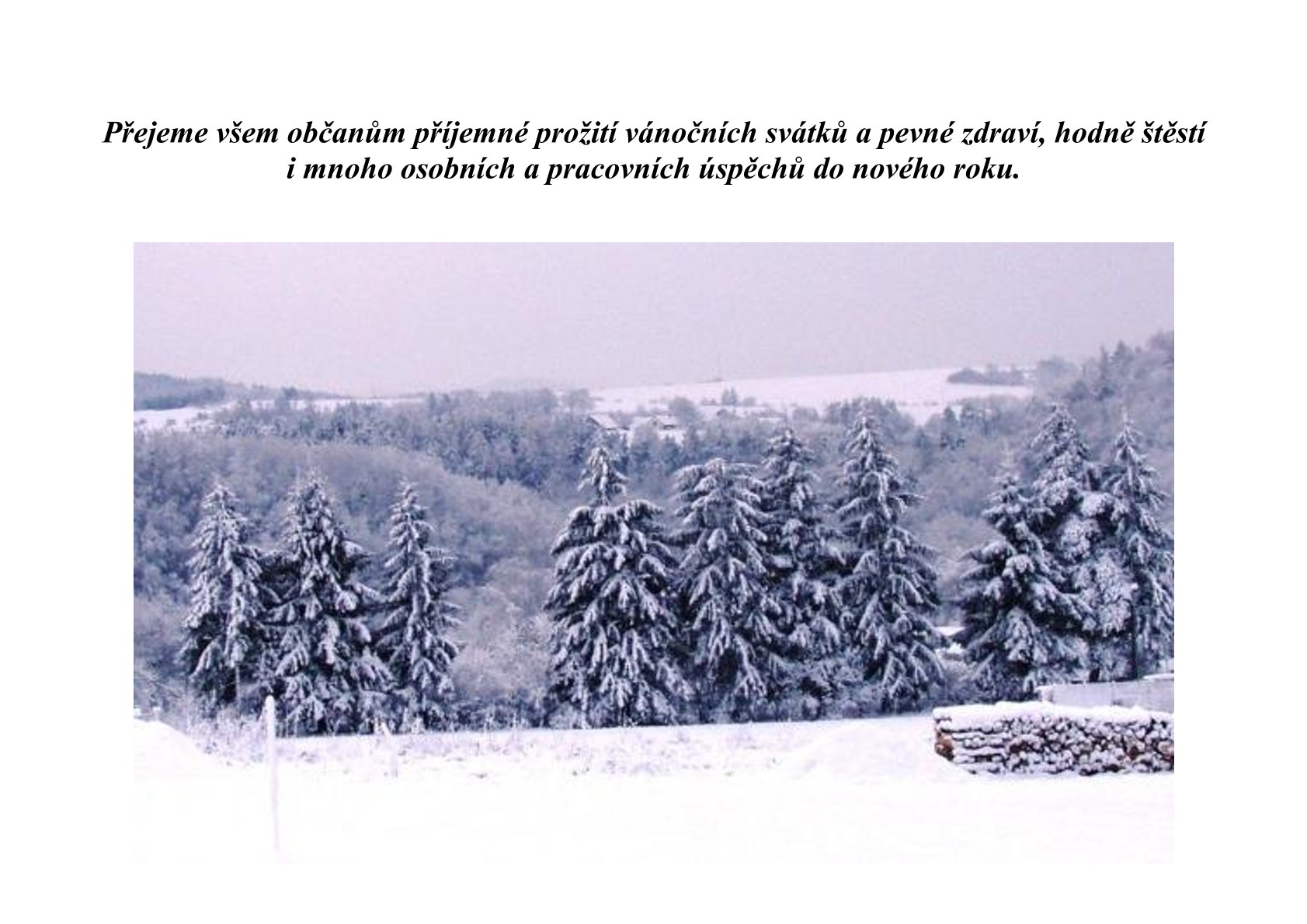 Vánoční a novoroční přání