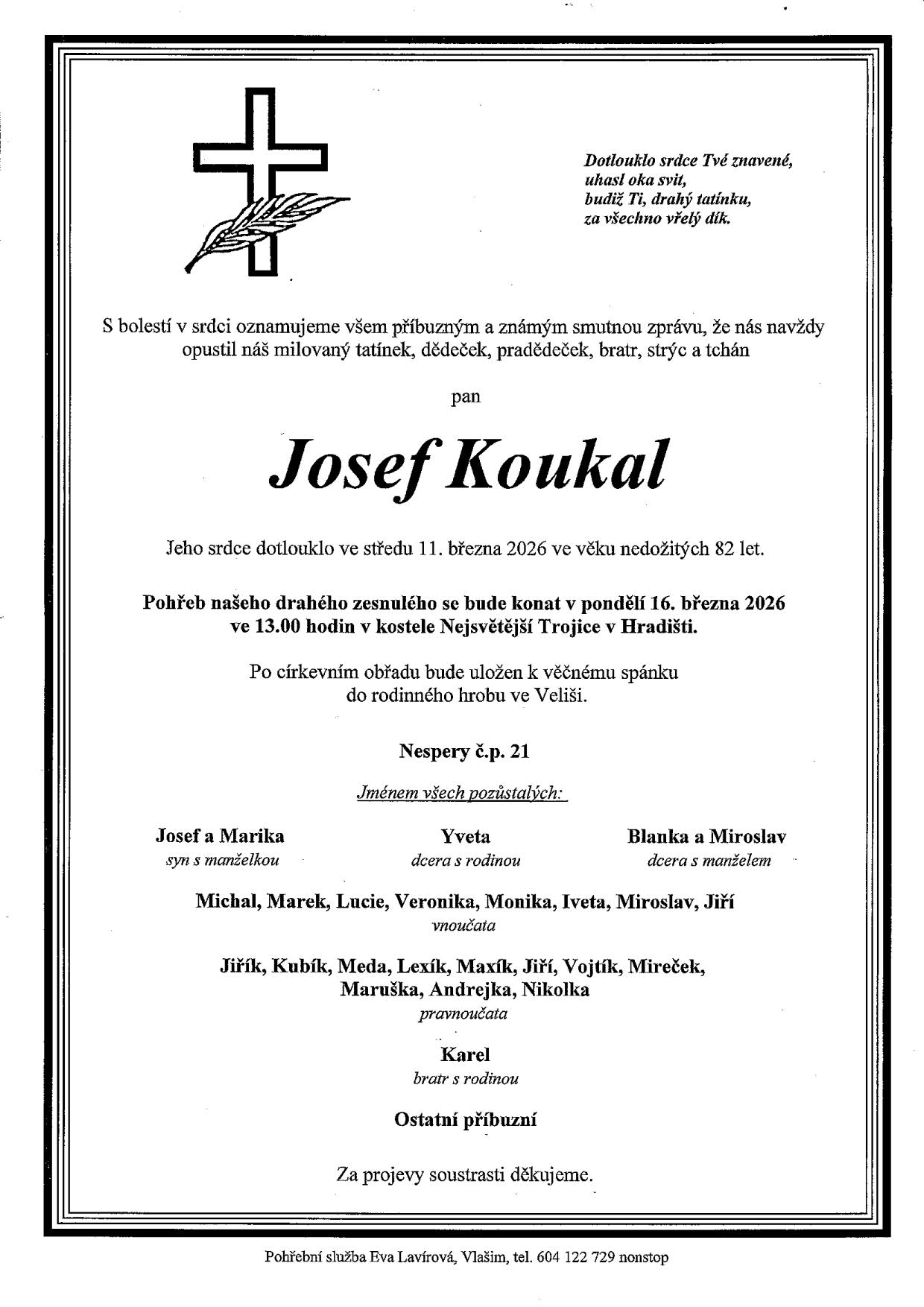 Smuteční oznámení