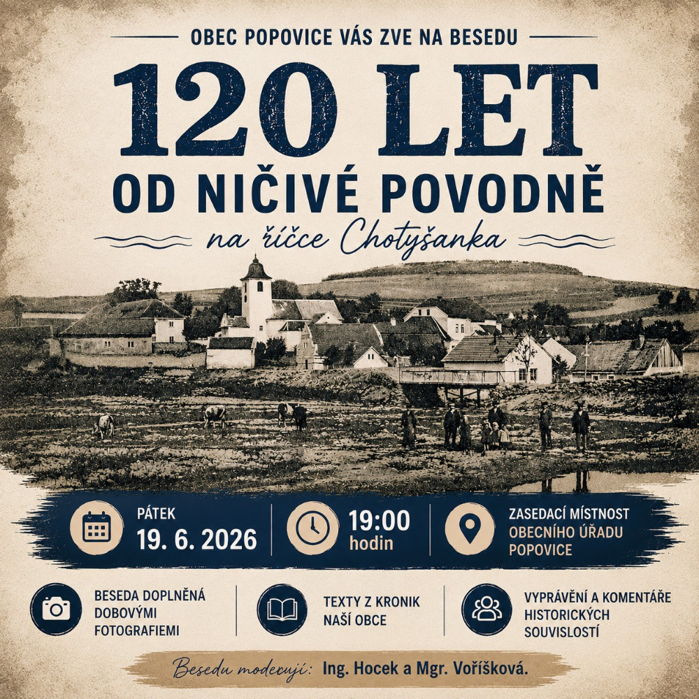 Beseda 120 let od ničivé povodně