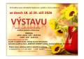 Plakát na výstavu ovoce, zeleniny, květin a včelařství v Teplýšovicích